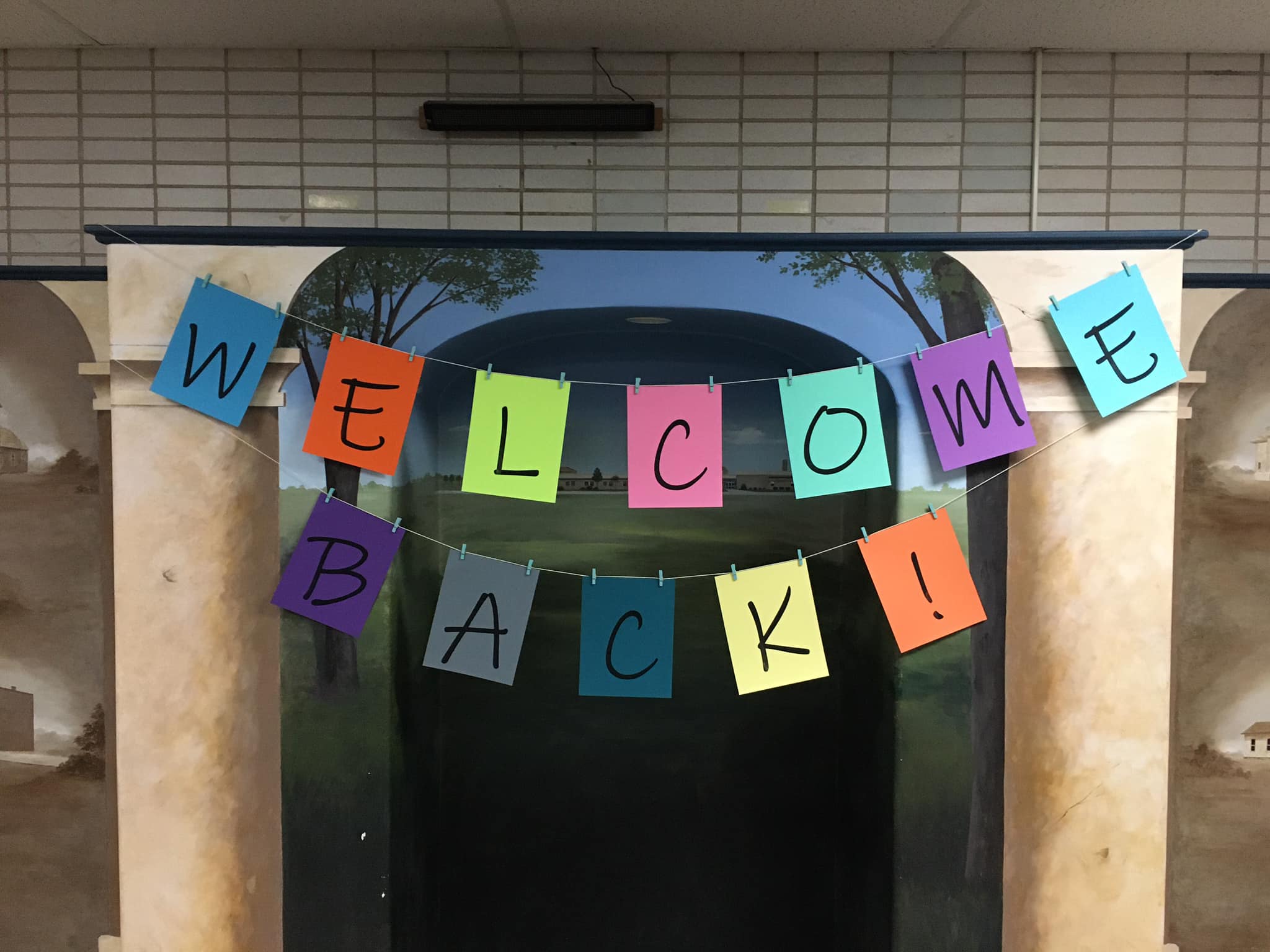 Welcome Back Sign